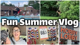 Hobby Lobby Clearance Shop with Me & Haul | Summer Fun | Vacation Vlog Part 2
Even while away, I had to still check out Hobby Lobby for some clearance deals! I take you along shopping in the store and share a haul. There is also some other random summer fun from our trip to NY. I dont always remember to grab my camera so its just little bits of randomness.😊
#hobbylobbyshopping #hobbylobbyclearance #dayinthelife #vacationvlog
0:00 Intro
0:11 Hobby Lobby shop with me
5:56 Hobby Lobby Haul
7:48 Summer Fun!
Did you know I have another channel?!? If you are into crafting/DIY, check out my other channel! https://www.youtube.com/@SimplyEnjoyingCrafting
About me:
Hey friends! My name is Lianne and welcome to my channel! I live in North Carolina with my wonderful husband. A short list of things I love includes being creative, DIYs, organizing, simple living, essential oils, cooking/eating healthy and Jesus. You will find a variety of videos on my channel as I share with you my simple joys in life. I would love to have you subscribe and stick around!
For business inquiries, you can reach me at simplyenjoyinglife20@gmail.com
Music:
Spring In My Step by Silent Partner
YouTube Audio Library License
Moving On by Wayne Jones
YouTube Audio Library License Hobby Lobby Clearance Shop with Me & Haul | Summer Fun | Vacation Vlog Part 2