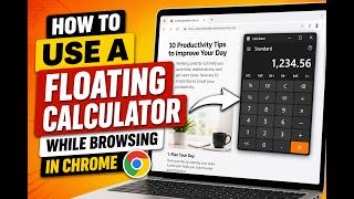 How to Keep a Calculator on Screen While Browsing screenshot 1