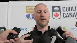 Media Scrum - Mens Final - Game 1 - 2025 Montanas Canadian Curling Trials