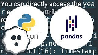 Extracting just Month and Year separately from Pandas Datetime column
