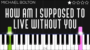 Michael Bolton - How Am I Supposed To Live Without You (1989 / 1 HOUR LOOP) * REVISION *