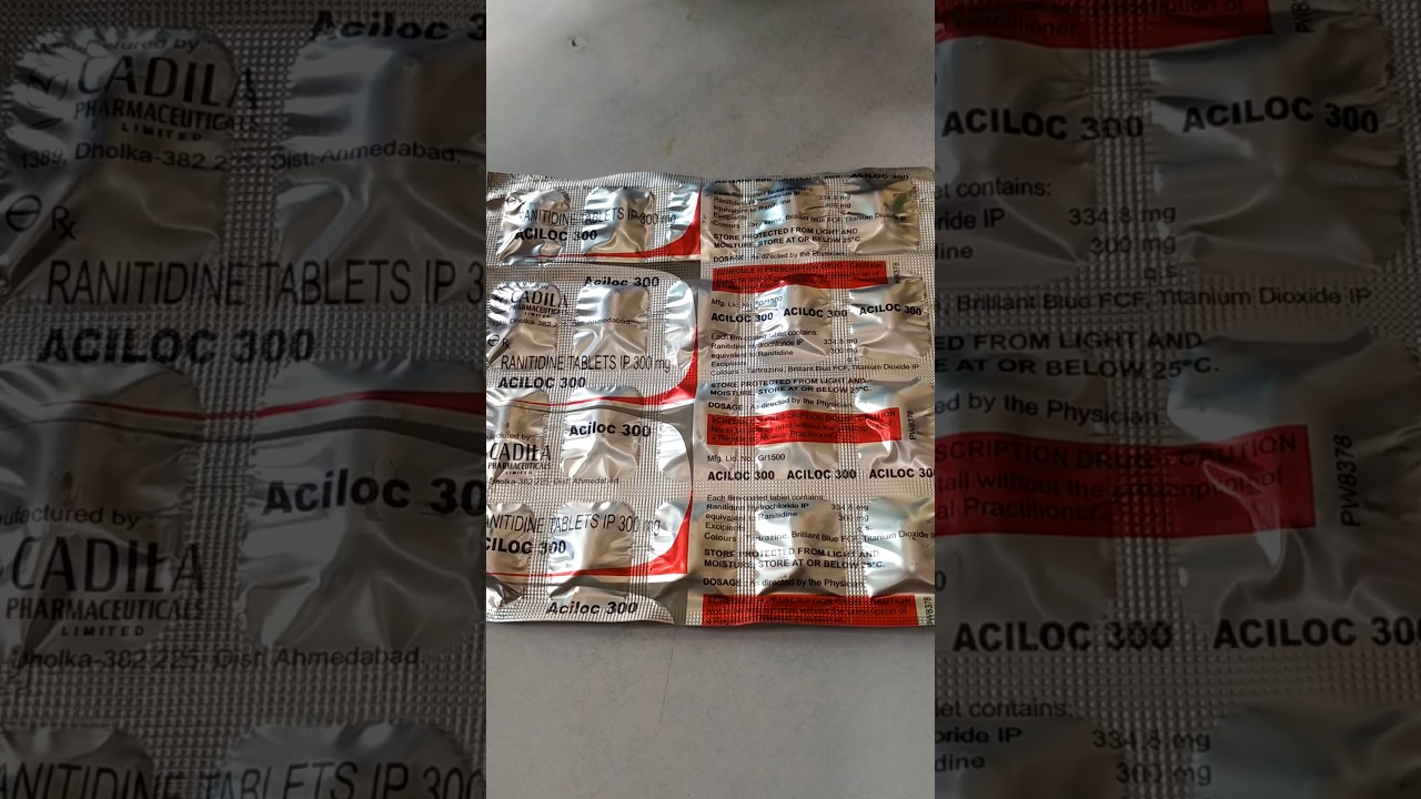 Aciloc 300 MG Tablet (Ranitidine tablet Ip 300 MG