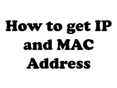 How to get IP address and MAC address on windows 8.1 or windows 10 by Make it Digital