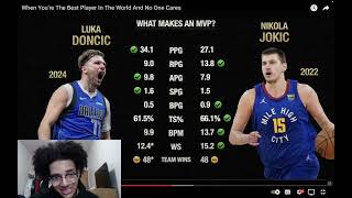 LUKA ISN'T MVP!!! When You're The Best Player In The World And No One Cares JxmyHighroller REACTION!