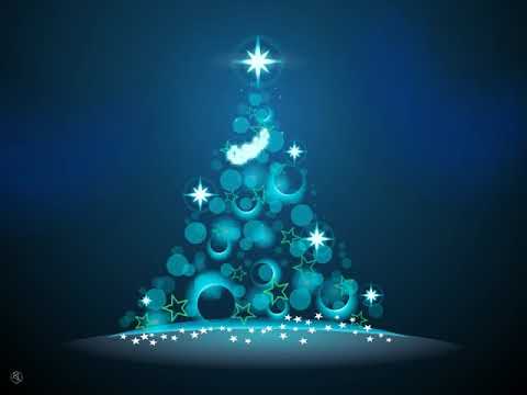 Business ecards - Christmas Tree, Blue Christmas Tree Animation by