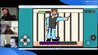 Playing Code Ninjas champions game jam games in MakeCode Arcade!