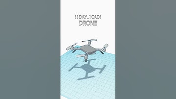 [1DAY_1CAD] DRONE #shorts #tinkercad #project