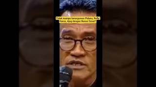 Tidak mampu berargumen Pidana, Refly Harun, bernarasi Sesat?