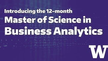 Introducing the UW Foster School of Business Master of Science in Business Analytics