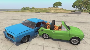 More Crazy Crashes In Gridmap  || BeamNG.drive Car Stunts and Crashes