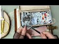 Asmr  im decorating my vintage journal in a pink mood of paris  journal with me  no talking