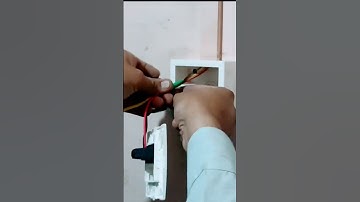 Board 1 Switch Electric Board connection || how to do electric board wirin- at your home Short video