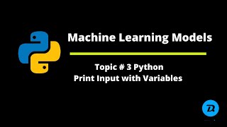 Python- Topic # 3- Print Input with Variables Urdu| Hindi