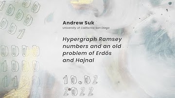 Andrew Suk "Hypergraph Ramsey numbers and an old problem of Erdős and Hajnal" | Big Seminar