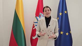 #3StepsForward - Monika Navickienė, Minister of Social Affairs and Labour, Lithuania