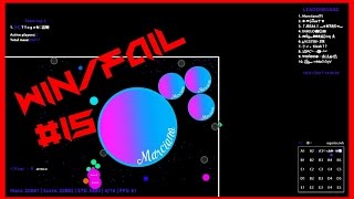 Agar.io - Win / Fail Compilation #15 Omg 300 Subs!