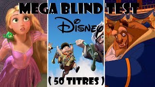 MEGA BLIND TEST DISNEY (50 Titres)