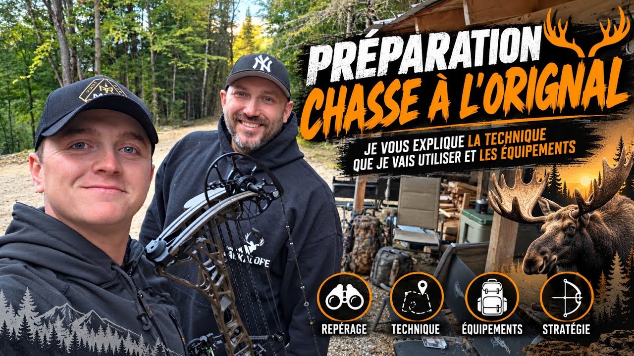 10 sept Émission #2160 ON JASE PRÉPARATION CHASSE À L’ORIGNAL | Ma technique et mes équipements
