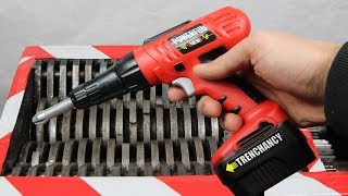 Experiment Shredding Cordless Drill Lego And Toys The Crusher