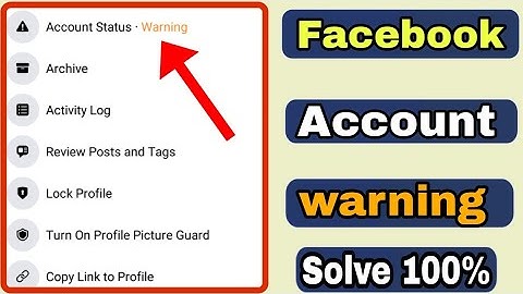 facebook account warning problem solve 2022 | facebook account warning ko kaise hataye 2022