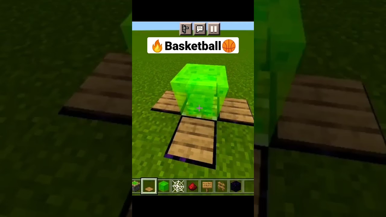 🏀🔥🤗How to make a Basketball 🏀in Minecraft 🔥🤗 😘