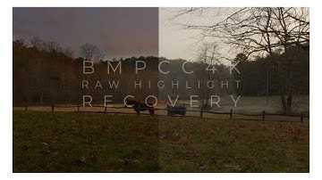 Blackmagic Pocket Cinema 4k Raw Workflow and Crazy Highlight Recovery (w/ raw download)