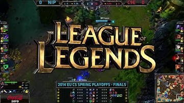 ♠ SEASON 4 ♠ || Cloud 9 Eclipse vs Ninjas in Pyjamas Game 1 Finals of EU Challenger Series