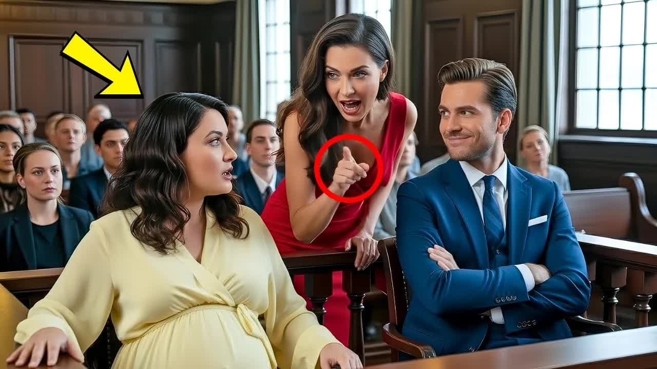 Geliebte verspottete die schwangere Ehefrau vor Gericht – bis die Richterin eine Frage stellte