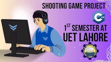 2D SHOOTING GAME PROJECT IN C++ UET LAHORE.