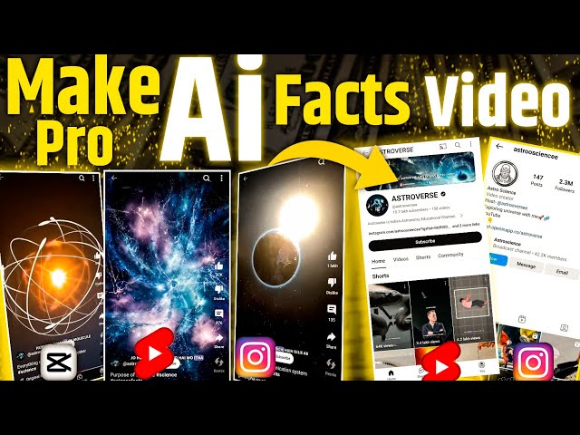 How To Make Ai Facts Shorts Video | How To Make video like @astrooversee Astrooscience class=