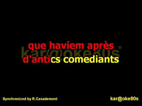 Paraules d &rsquo;Amor / karaoke