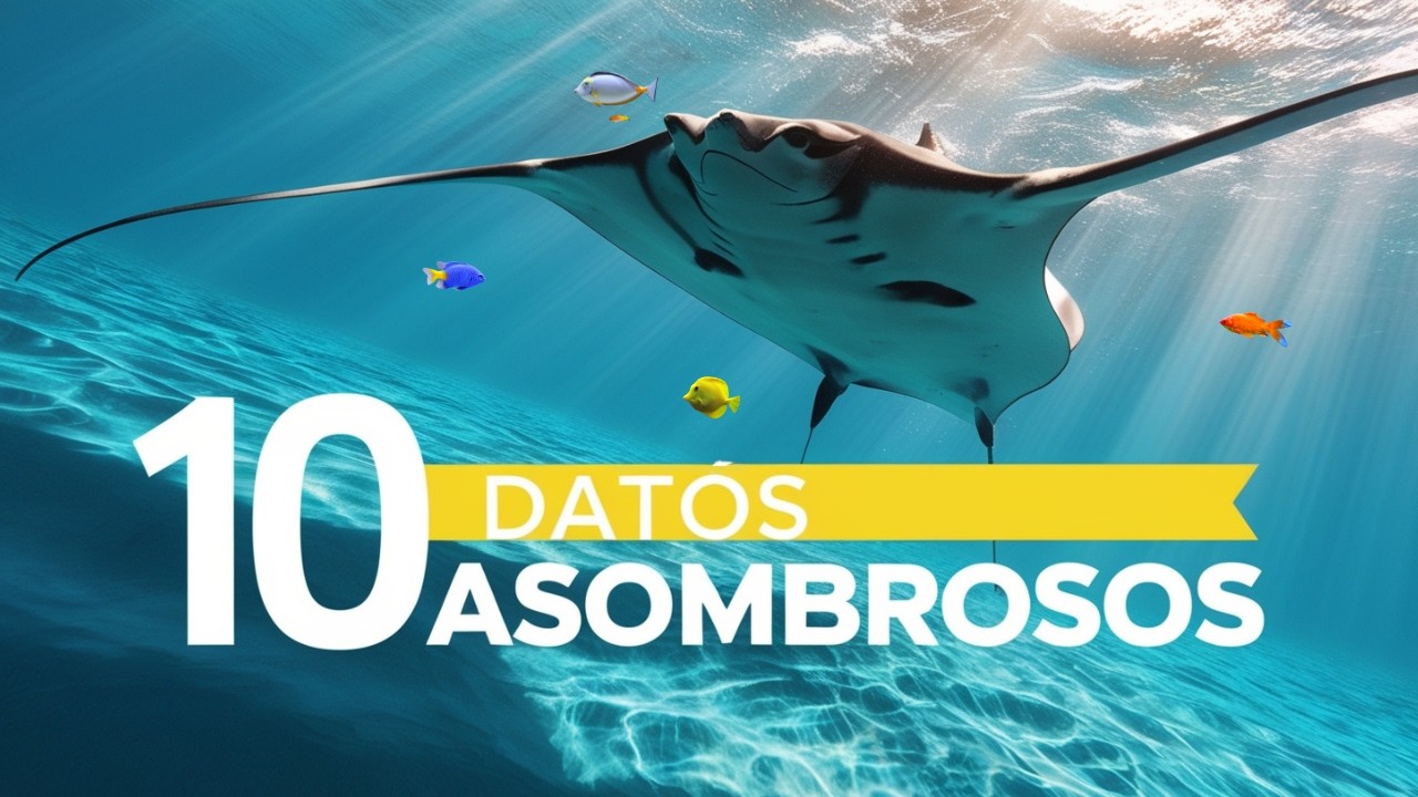 10 CURIOSIDADES de las MANTARRAYAS que no CREERÁS! - YouTube