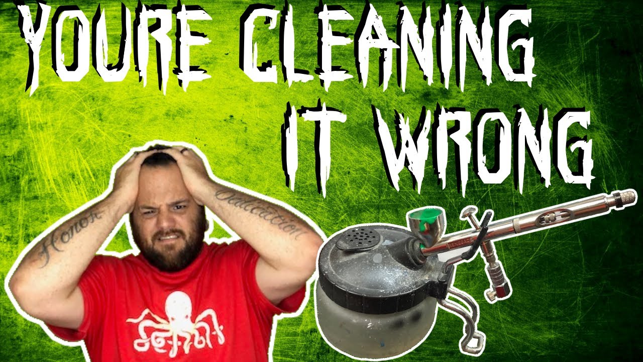 Отбросьте круды, лучше очистите аэрограф