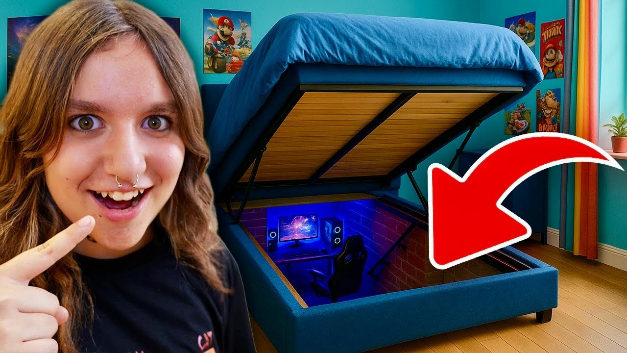 J'AI DECOUVERT UN PASSAGE SECRET DANS MA CHAMBRE ! - PINK LILY