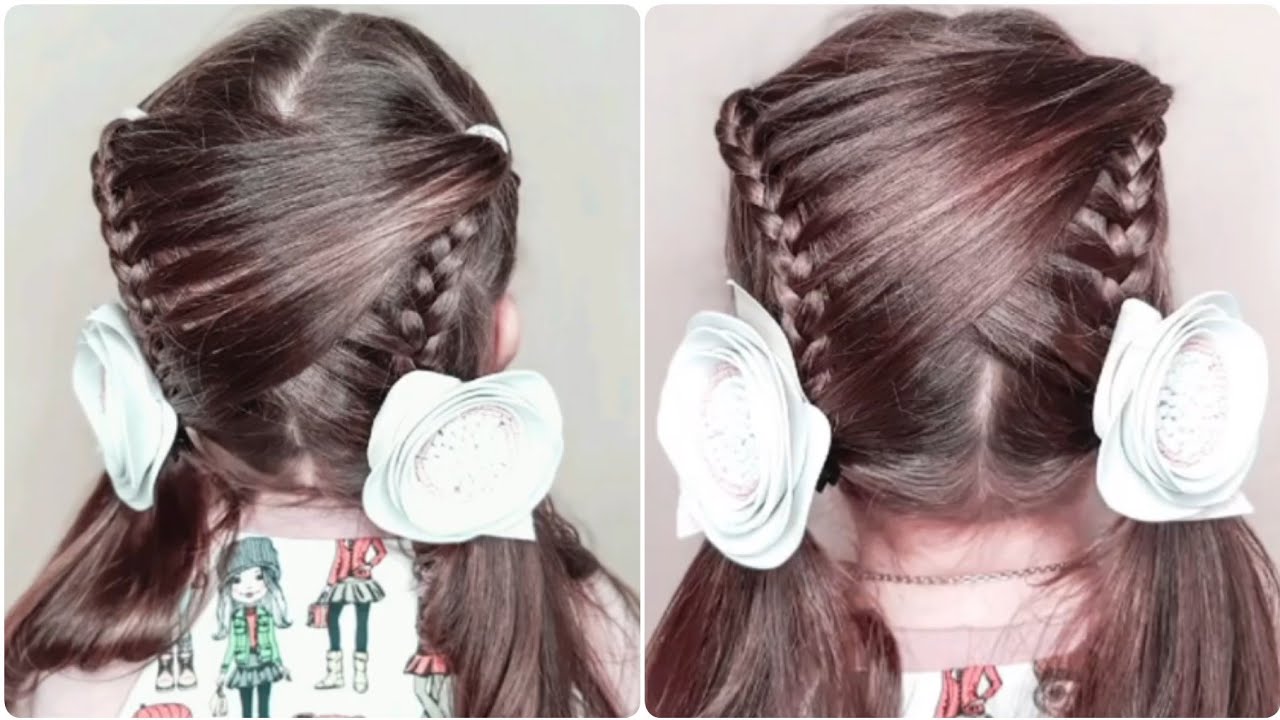 Beautiful Hairstyle For Kids/Hairstyle For Girls. - YouTube