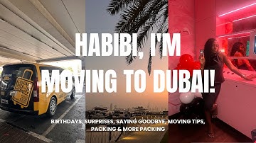Moving To Dubai Vlog | Last Weeks Living In London + Birthdays + Surprises + Packing + Goodbyes