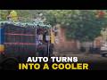 Bikaner driver's 'jugaad cooler auto' helps passengers beat extreme heat