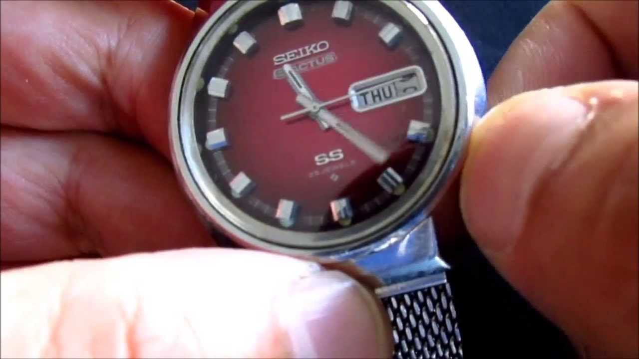 Seiko 5 Actus SS automatic wristwatch - YouTube