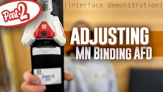 How to Adjust a Multi-Norm AFD | Boot Sole & Bindings | Part 2
