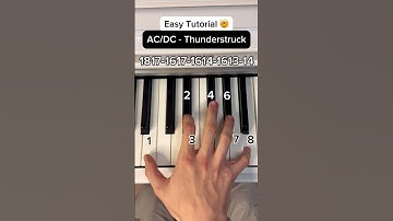 Learn to play AC/DC’s Thunderstruck on the piano with this tutorial video.
