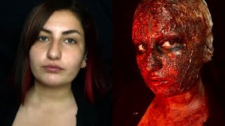 Lucifer İlhamli Plasti̇k Makyaj Sfx Makeup Tutorial