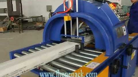 Horizontal Orbital Stretch Wrapper for PVC Pipe & Profile