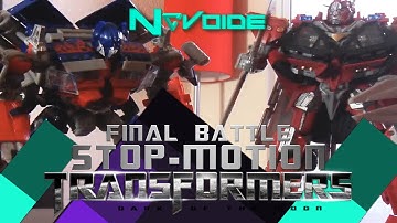 Transformers DOTM Final Battle Stop-Motion - English