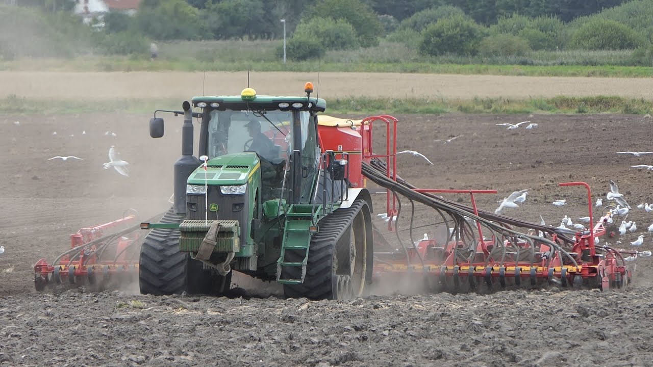 John Deere 8360RT in the field seeding w/ Väderstad Spirit 900C | Seeding Season 2021 | DK Agri
