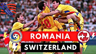 Romania vs Switzerland 1-4 All Goals & Highlights ( 1994 World Cup )