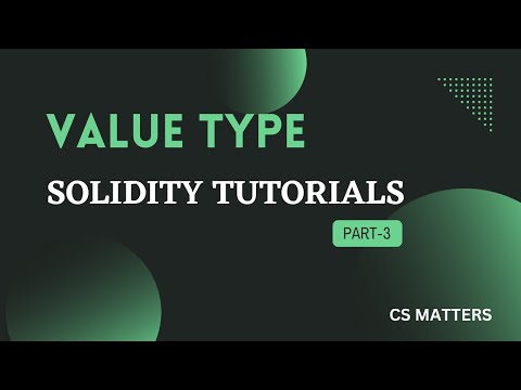 Value type | data type in solidity | Solidity tutorials part 3