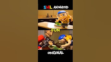 SML Movie VS Animation! | JEFFY’S NANNY! 😂