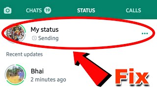 Whatsapp Status Sending Problem Solve Whatsapp Status Not Sending