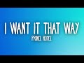 Prince Royce I Want It That Way KARYO Remix Lyrics mp3