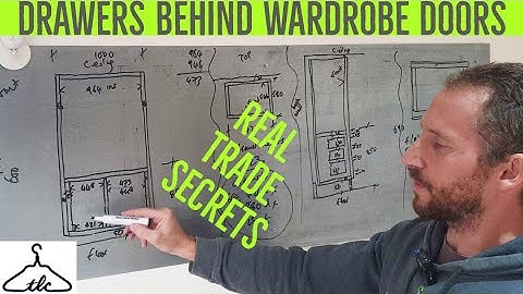 Plan & Design FINGERPULL Drawers Inside A Wardrobe | Trade Secrets Not To Miss!  Vid#70